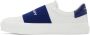 Givenchy White & Blue City Sport Low-Top Sneakers - Thumbnail 3
