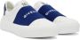 Givenchy White & Blue City Sport Low-Top Sneakers - Thumbnail 4