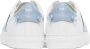 Givenchy White & Blue Elastic Urban Knots Sneakers - Thumbnail 4