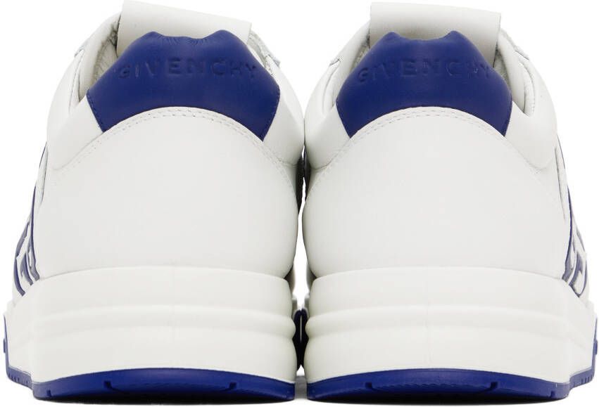 Givenchy White & Blue G4 Sneakers