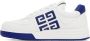 Givenchy White & Blue G4 Sneakers - Thumbnail 3