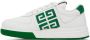 Givenchy White & Green G4 Sneakers - Thumbnail 3