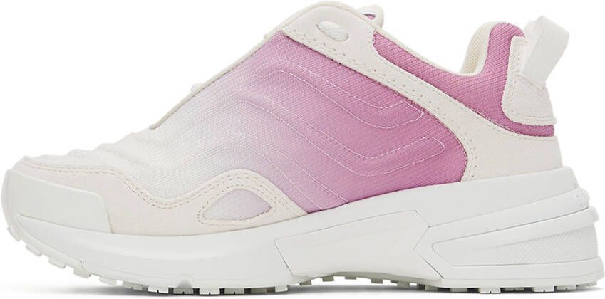 Givenchy White & Pink GIV 1 Light Runner Sneakers