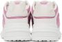 Givenchy White & Pink GIV 1 Light Runner Sneakers - Thumbnail 4