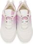 Givenchy White & Pink GIV 1 Light Runner Sneakers - Thumbnail 5