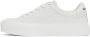 Givenchy White Graphic City Court Sneakers - Thumbnail 3