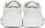Givenchy White Graphic City Court Sneakers - Thumbnail 4