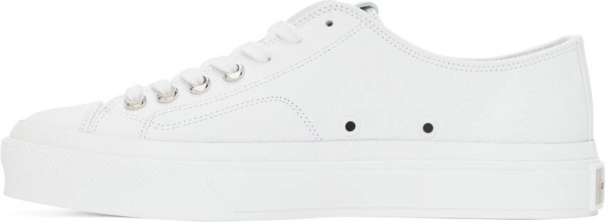 Givenchy White Leather City Sneakers