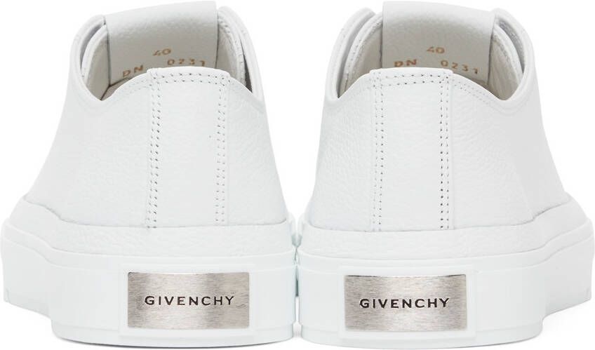 Givenchy White Leather City Sneakers