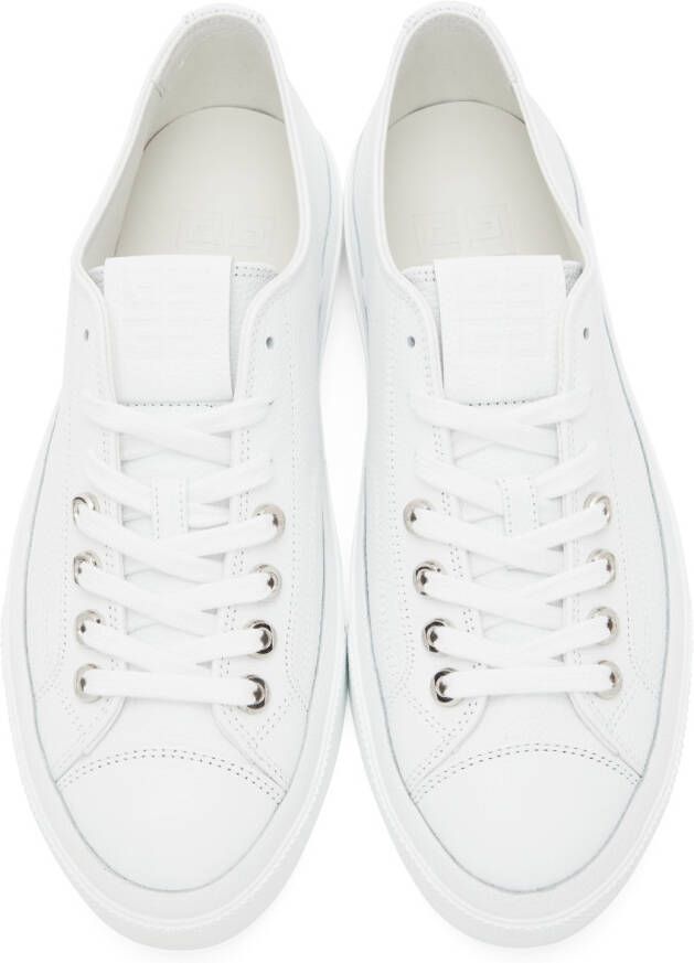 Givenchy White Leather City Sneakers