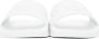 Givenchy White Logo Flat Sandals - Thumbnail 2