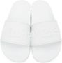 Givenchy White Logo Flat Sandals - Thumbnail 5