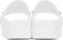 Givenchy White Logo Platform Sandals - Thumbnail 2
