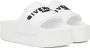 Givenchy White Logo Platform Sandals - Thumbnail 4