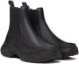 GmbH Black Faux-Leather Chelsea Boots - Thumbnail 4