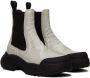 GmbH Gray Croc Chelsea Boots - Thumbnail 4