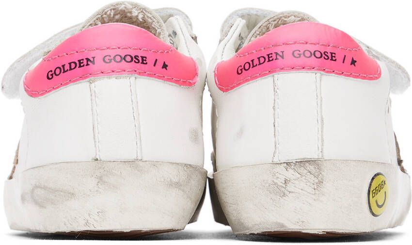 Golden Goose Baby Off-White Old School Sneakers