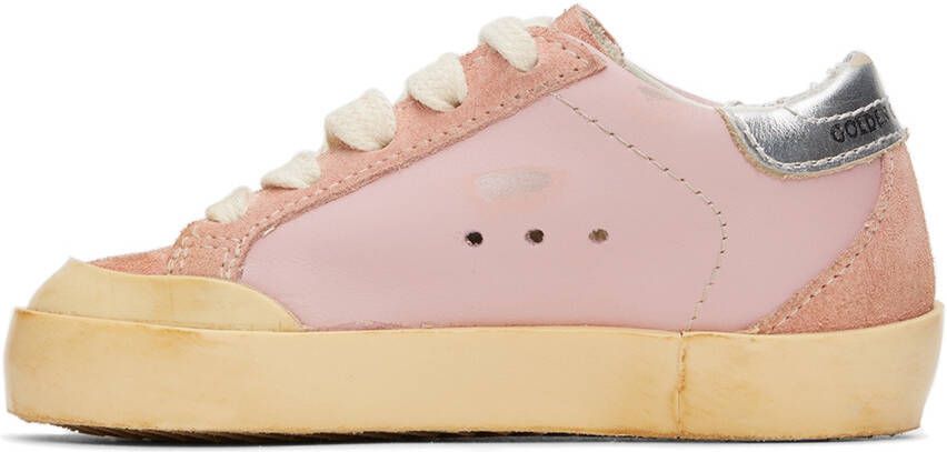 Golden Goose Baby Pink Super-Star Penstar Sneakers