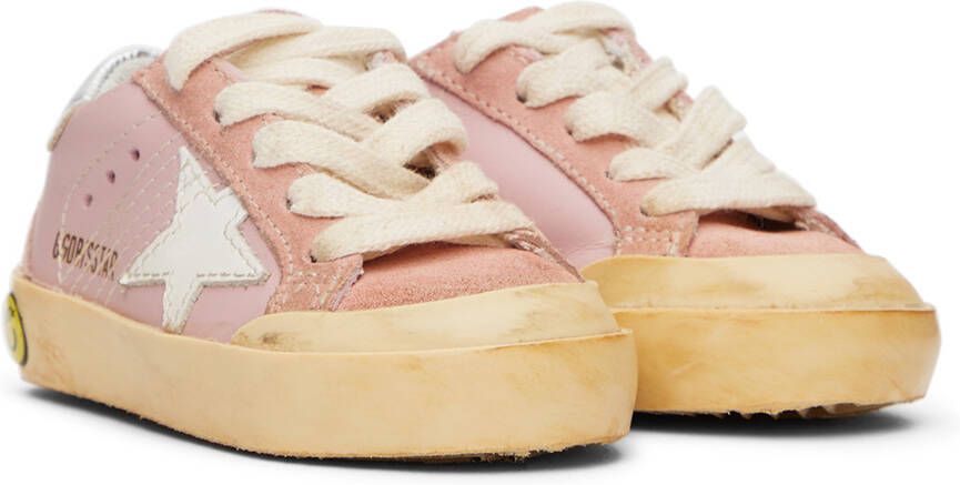 Golden Goose Baby Pink Super-Star Penstar Sneakers