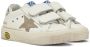 Golden Goose Baby White & Taupe May School Sneakers - Thumbnail 4