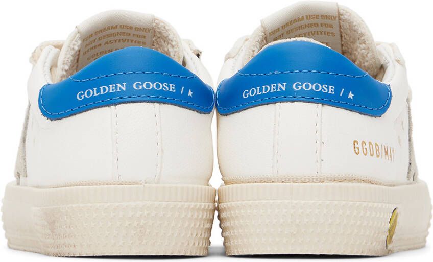 Golden Goose Baby White May Sneakers