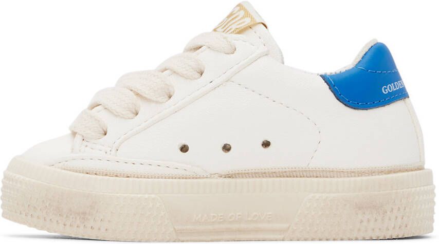 Golden Goose Baby White May Sneakers