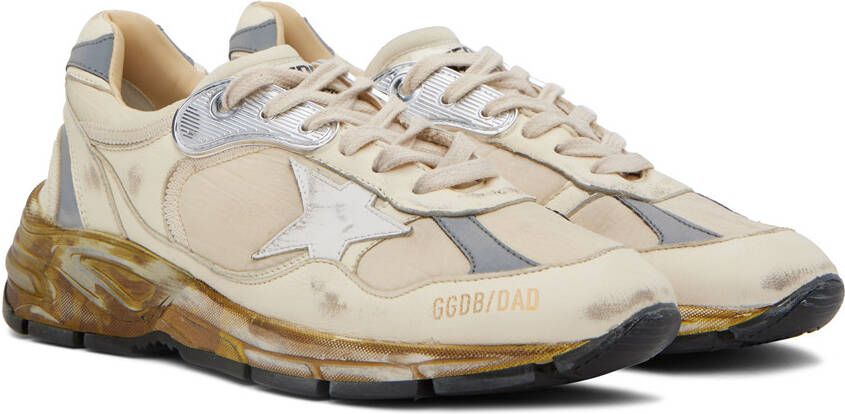 Golden Goose Beige Dad-Star Sneakers