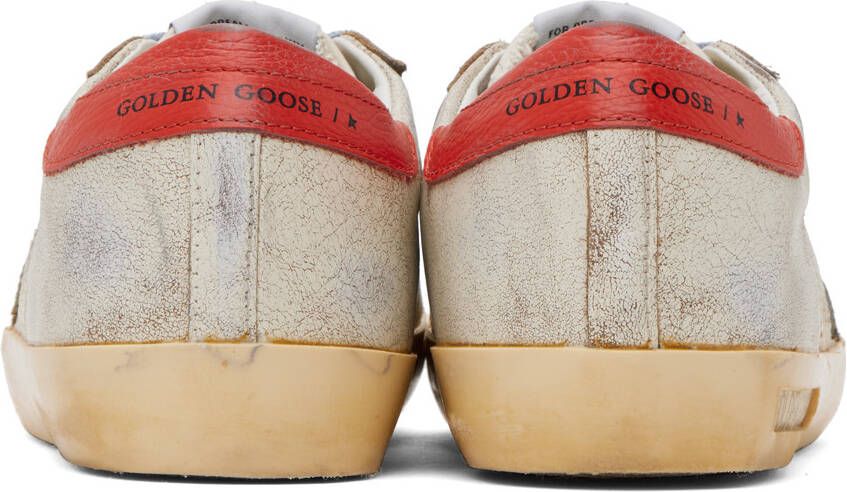 Golden Goose Beige Super-Star Penstar Sneakers