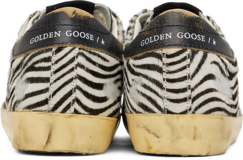 Golden Goose Black & White Superstar Classic Sneakers