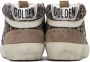 Golden Goose Brown & Black Mid Star Classic Sneakers - Thumbnail 2