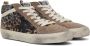 Golden Goose Brown & Black Mid Star Classic Sneakers - Thumbnail 4
