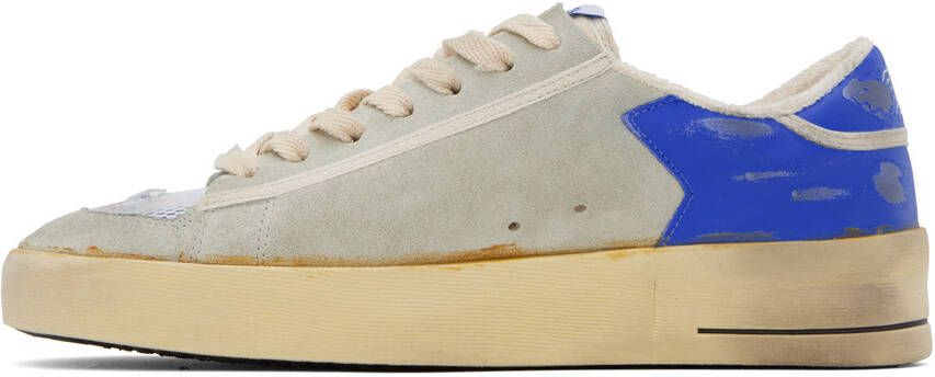 Golden Goose Gray & Blue Stardan Sneakers