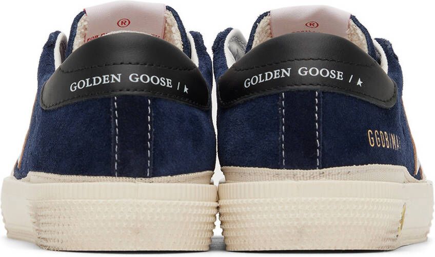 Golden Goose Kids Navy May Sneakers