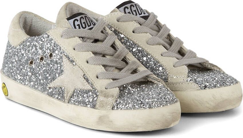 Golden Goose Kids Silver Super-Star Classic Sneakers