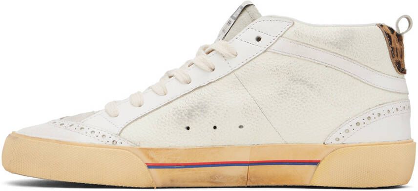 Golden Goose Off-White Mid Star Sneakers