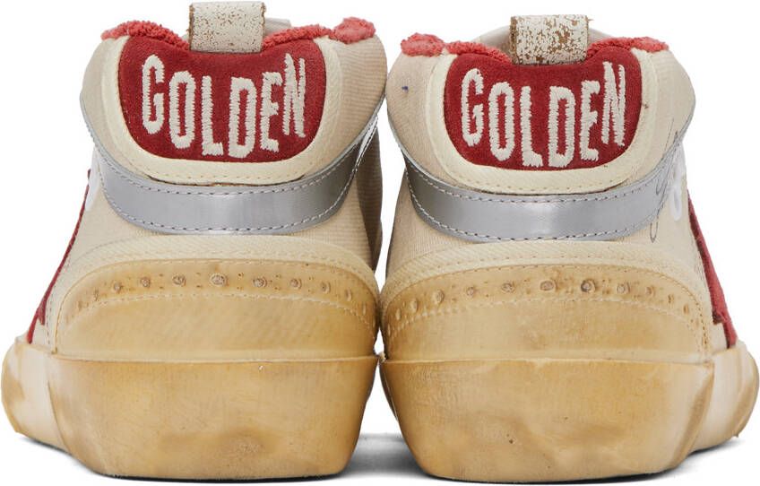 Golden Goose Off-White Mid Star Sneakers