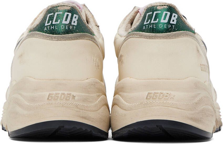 Golden Goose Off-White Running Sole Sneakers