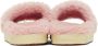 Golden Goose Pink Shearling Poolstar Sandals - Thumbnail 2