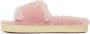 Golden Goose Pink Shearling Poolstar Sandals - Thumbnail 3