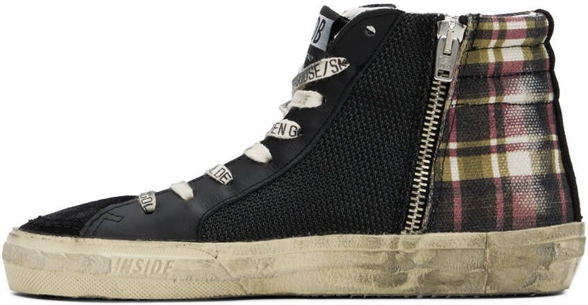Golden Goose SSENSE Exclusive Black Slide Sneakers