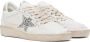 Golden Goose SSENSE Exclusive White & Beige Limited Edition Ballstar Sneakers - Thumbnail 4