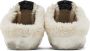 Golden Goose SSENSE Exclusive White & Beige Shearling Super-Star Sabot Sneakers - Thumbnail 2