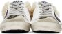 Golden Goose SSENSE Exclusive White & Black Shearling Super-Star Sneakers - Thumbnail 2