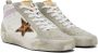 Golden Goose SSENSE Exclusive White & Gray Mid Star Classic Sneakers - Thumbnail 4