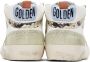 Golden Goose SSENSE Exclusive White & Gray Mid Star Sneakers - Thumbnail 2