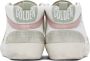 Golden Goose SSENSE Exclusive White & Gray Mid Star Sneakers - Thumbnail 2