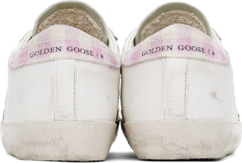 Golden Goose SSENSE Exclusive White & Gray Super-Star Sneakers