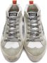 Golden Goose SSENSE Exclusive White & Grey Mid Star Classic Sneakers - Thumbnail 5