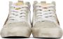 Golden Goose SSENSE Exclusive White & Grey Mid Star Classic Sneakers - Thumbnail 2