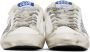 Golden Goose SSENSE Exclusive White & Silver Super-Star Shearling Sneakers - Thumbnail 2